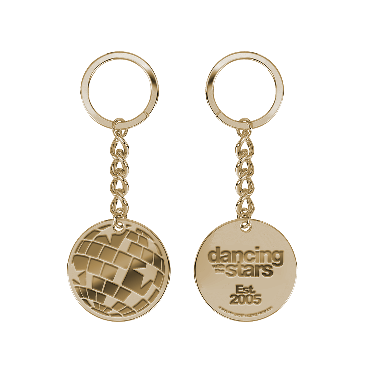 Mirrorball Keychain