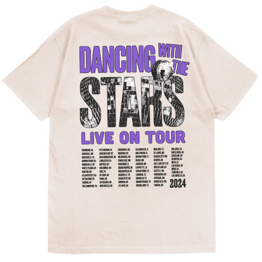 Dancing With The Stars Live On Tour 2024 Event Oversized Tee