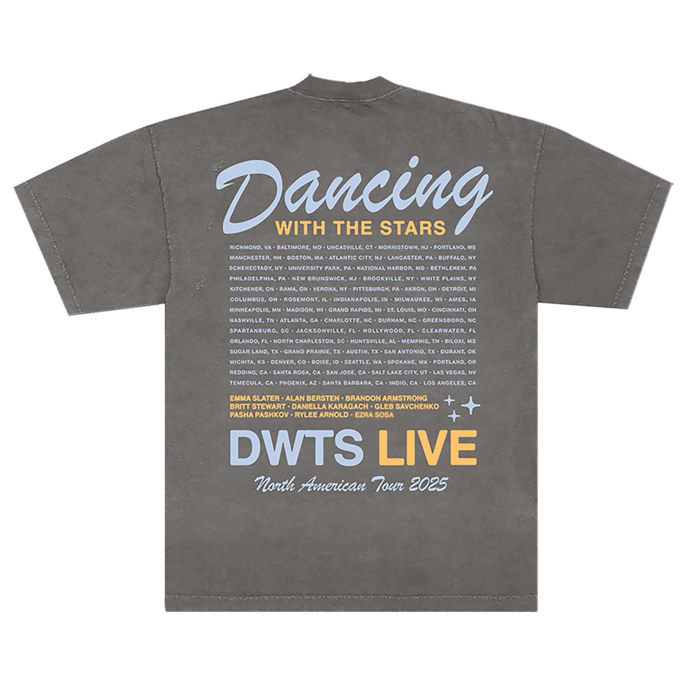 Dancing With The Stars Live 2025 Event Tee