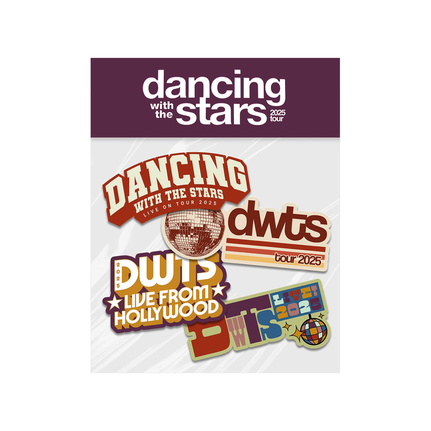 Dancing With The Stars DWTS 2025 Sticker Set Dancing With the Stars