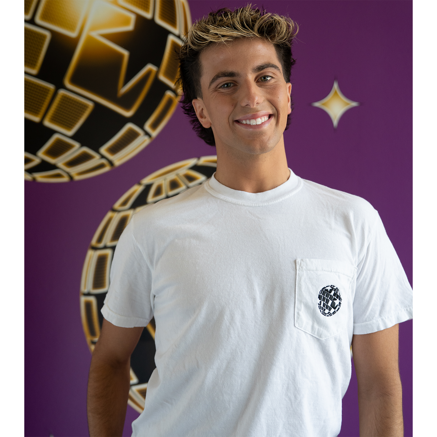 DWTS  Hollywood Tee - White